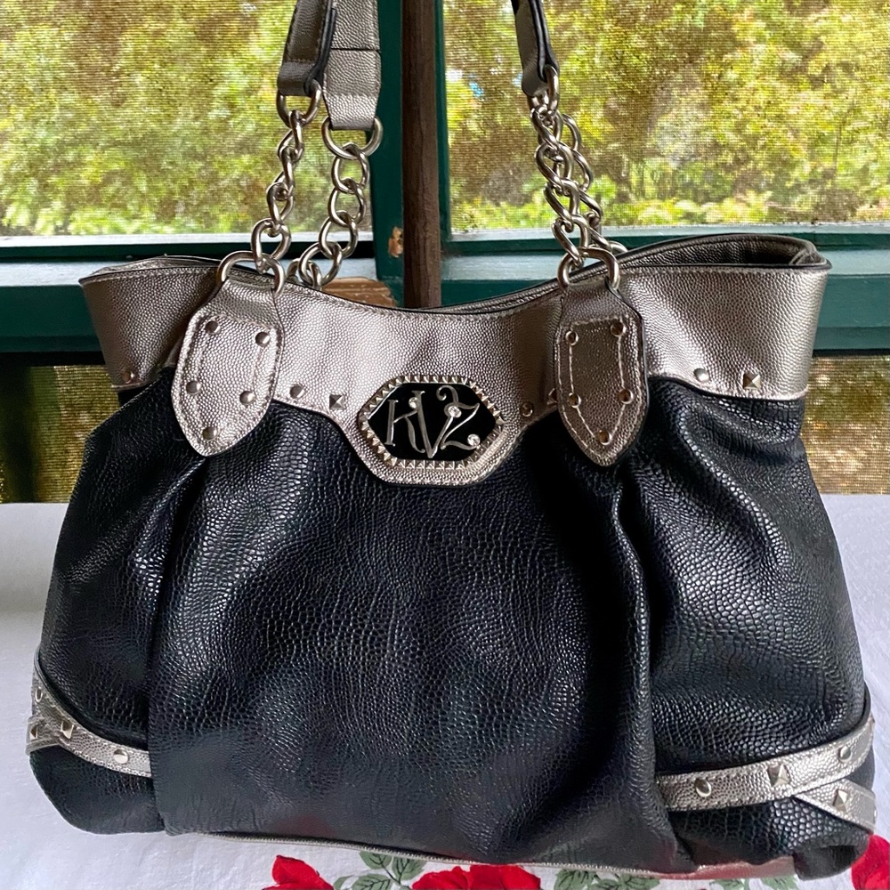 Kathy Van Zeeland Heavy Metal Satchel